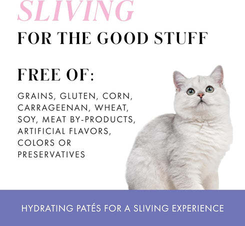 2.47oz (Pack 12) Weruva Paris Hilton Pamper Like Paris Natural Grain Free Wet Cat Food, Chicken and Beef Pat, Can