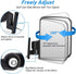 Golf Cart Side Mirrors with Turn Signal Light - Rear View Mirrors for Club Car EZGO Yamaha