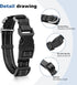Reflective Martingale Dog Collar with Quick Release Buckle, Adjustable Soft Padded Nylon Collar for Small Medium Large