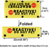 Funny Dog Leash Sleeve, Reactive Do Not Pet Dog Leash Wrap Sleeve Birthday Gift (Reactive Do Not Pet-YE Sleeve)