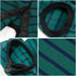 Dog’s Recovery Suit, Post Surgery Shirt for Puppy, Wound Protective Clothes for Little Animals (Green Black Stripe-M)