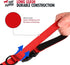 Tuff Pupper Heavy Duty Long Dog Leash, 50 Foot, Buckle Handle, High Visibility Nylon Webbing for Dog Recall Training