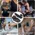 HTYCLINE Fingerless Gym Gloves for Men & Women - Rubber Anti-Slip Workout Gloves with Sweat Absorption, Durable Palm
