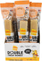 Ultra Chewy Peanut Butter Double Treat Bones: Long-Lasting Dog Treats Made in USA for Large and Small Breeds, Highly