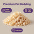 XXYOUPIN 5.5 Lb, Shavings70L Natural Aspen Shavings Pet Bedding Low-Dust & Chemical-Free, Ultra-Absorbent Cage Litter