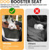 30lb, Dog Car Seat for Small Dog with Washable Mat, Memory Foam Booster Seat for Dogs Under Elevated Pet Seat