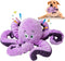 Dog Toys for Large Breeds, Octopus Squeaky Interactive Plush Animals, Funny Cute Toys for Dog Birthday Presents