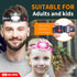 LED Headlamp Flashlight for Adults & Kids - Lightweight, Waterproof with White & Red Light, Perfect for Running &