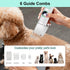 5 1, Trimmer TBTeek Dog Clippers with LED Light, Cordless Dog Grooming Kit in Rechargeable Quiet Pet Clippers Paw Nail