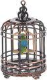 NUOBESTY Miniature Birdcage Model, Doll House Birdcage Ornament Decorative Supply for Home Decor