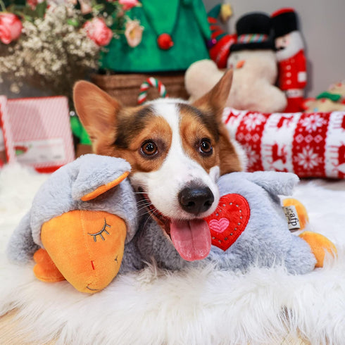 ALL FOR PAWS Dog Stuffed Animals with Heartbeat, Small Dog Toys for Anxiety Relief, Puppy Training Aid Toy