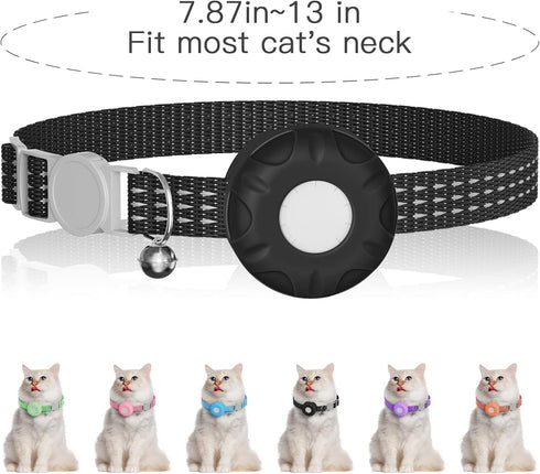 ZFSJTAG Cat Tracker, GPS Tracker, Pet Tracker, Compatible with Apple Find My App(Only iOS), Real-Time Location, No