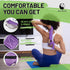 Slim Panda Yoga Strap for Stretching, 10+ Colors, 6 Feet/8 Feet, Adjustable D-Ring Buckle for Fitness, Yoga, Pilates