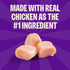 6-0.4 Wellness Lickable Treats Soft Puree Natural Grain Free Adult Cat Treats, Chicken Recipe, Contains Ounce
