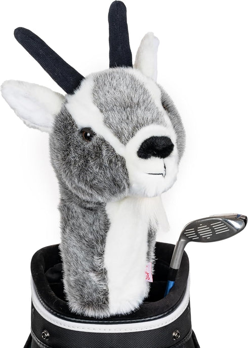 Goat Driver Headcover by Daphne's Headcovers | Premium Funny Golf Club Covers for Men and Women