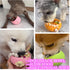 QHTUNION 357g) Treat Dispensing Dog Toy & Slow Feeder Bowl, Interactive Puzzle and Mental Toy for Anxiety Relief,Chase