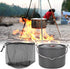 Portable Lightweight Camping Pot Set for Outdoor Cooking, Hanging Camping Pot for Hiking Adventure