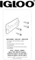 Igloo Cooler Heavy Duty Stainless Steel Hinges for Ice Chests (Set of 3)