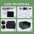 High Walls Dog Pee Pad Holder with Artificial Grass-Foldable Indoor Dog Potty Tray,Waterproof Pee Pad Holder for Small