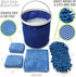 Boat Cleaner and Car Wash Sponges, Non-Scratch Microfiber Sponge and Wash Cloths, Complete Cleaning Kit for Interior