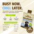 6 Pet Naturals BusyButter Easy Squeeze Calming Peanut Butter for Dogs, Pouches - Great for Treats, Lick Mats, Training