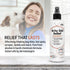 Itchy Skin Relief Spray - Fast Acting Allergies and Itching Relief for Dogs, Alcohol-Free, Sensitive Skin