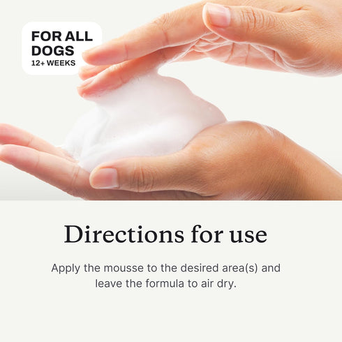 Petlab Co. Itch Relief Mousse - Dry Dog Shampoo for Moisturizing, Deodorizing & Supporting Dry Skin with Quick-Dry