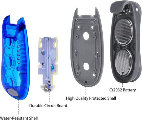 LED Safety Light - High Visibility Strobe Running Lights for Bicycle, Kayak, Walking, Clip-On for Easy Use