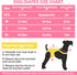 Jollywoods 3 Pack Washable Female Dog Diaper Onesie Sanitary Pantie with Adjustable Suspender, Reusable Fixed Doggie