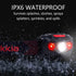 Vekkia Ultra Bright LED Headlamp Flashlight, 2 Pack White and Red Light Headlight with Adjustable Headband