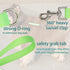 Traffic Dog Leash - Dog Training Leash with Grab Handle, Pet Dog Traffic Grab Tab (Green & Blue)