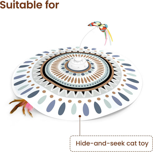 Cat Toy Replacement for Potaroma Spinning Rod - Durable Hide and Seek Design