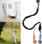 Spring Pole Dog Rope Tug of War Toy for Medium to Large Dogs - Bungee Hanging Exercise Ropes for Muscle Building