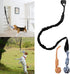Spring Pole Dog Rope Tug of War Toy for Medium to Large Dogs - Bungee Hanging Exercise Ropes for Muscle Building