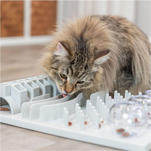 TRIXIE Fun Board Cat Puzzle Game - Interactive Treat Dispenser