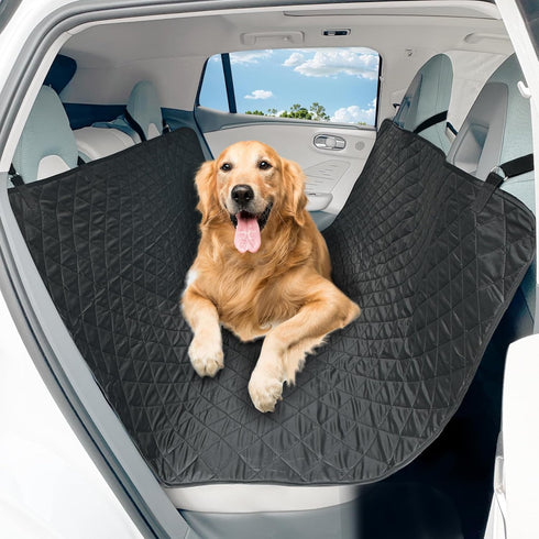 DMS PROTECTOR Large Dog Car Seat Cover for Back Seat, Universal Fit Bench Car