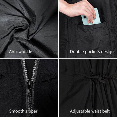 Waterproof Dog Grooming Smock for Pet Groomers - Anti-Static Barber Jacket
