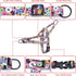 No Pull Dog Harness, Easy Walk for Small, Medium, Large Pets, Floral Pattern Safety Nylon Training Harness (Fireworks,