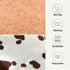 Qilmy Cow Print Dog Bed, Non-Slip Soft Cat and Dog Bed Mattress, Washable Kennel Pad (24 x 36 Inch)
