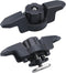 Line Cleat for Kayak Track Mount, Kayak Anchor Cleat for Rail Mount Kayak Fishing Accessories, Black, Pack of 2