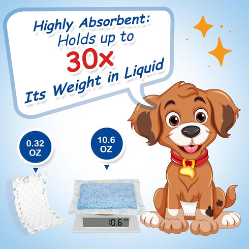 FurVeluxia 160ct, Dog Diaper Liners Booster Pads for Male and Female Dogs, Super Absorbent Disposable Belly Band Liners