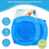 Aquapaw Premium 2-Pack Dog Lick Mat with Suction Cups, Slow Feeder for Treats & Peanut Butter, Blue