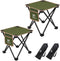Opliy Camping Stool 2 Pack,Portable Folding Stool for Outdoor Gardening and Beach Hiking