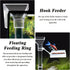 Shrimp Feeding Tube and Dish Set, Clear Fish Feeder Tube with Feeding Ring and Cleaning Brush for Fish Tank