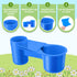 LemonRoad 24 Pcs Bird Drinker Feeder Cups Plastic Water Bottle Cup for Cage Ideal for Pigeon Bottle Chicken Quail