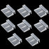 Saim Acrylic Aquarium Cover Clip, 8 PCS Clear Support Holder for Rimless Aquariums