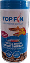 Top Fin Treat Color-Enhancing Freeze-Dried Brine Shrimp All Natural Treat, High Protein. 1-0.67 oz