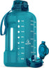 AQUAFIT Half Gallon Water Bottle with Time Marker - Straw & Chug