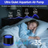 3W/5W 80 (3W) QZQ Aquarium Air Pump, Quiet Fish Tank Air Pump with Dual Outlets, Powerful Adjustable Oxygen Pump