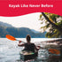 SeaSense Xtreme 2 Kayak Paddle, 84” Fiberglass Reinforced Nylon Blades, 2-Piece Construction